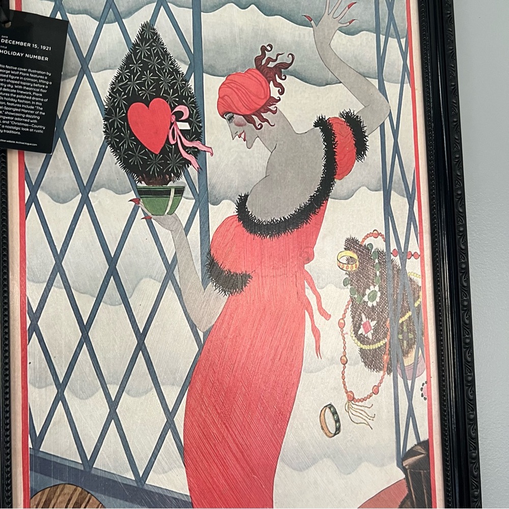 Vogue Vintage Framed Painting - Picture 2 of 3